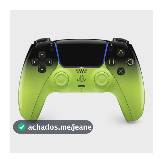 Controle Sem Fio Playstation Dualsense  Remix Green Verde