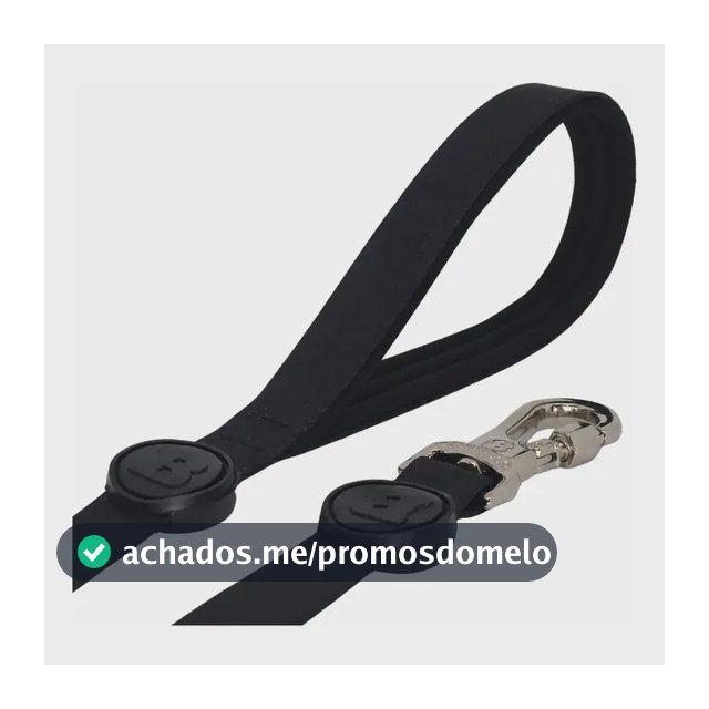 Guia Premium Longa 2,0 M Brabus Dog Preta
