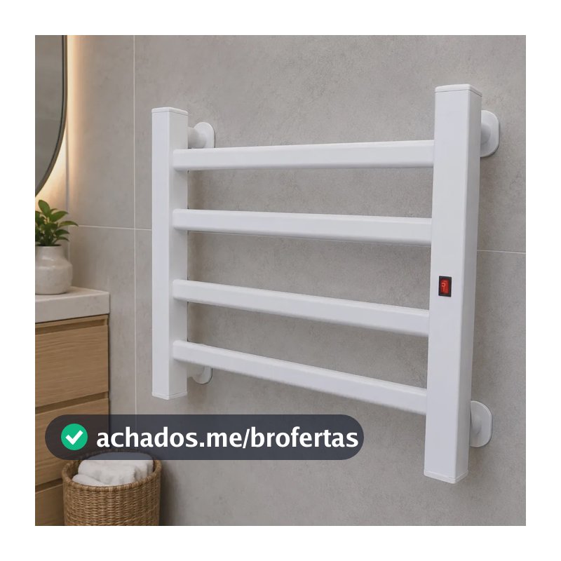 Aquecedor De Toalhas Elétrico Cor Branco