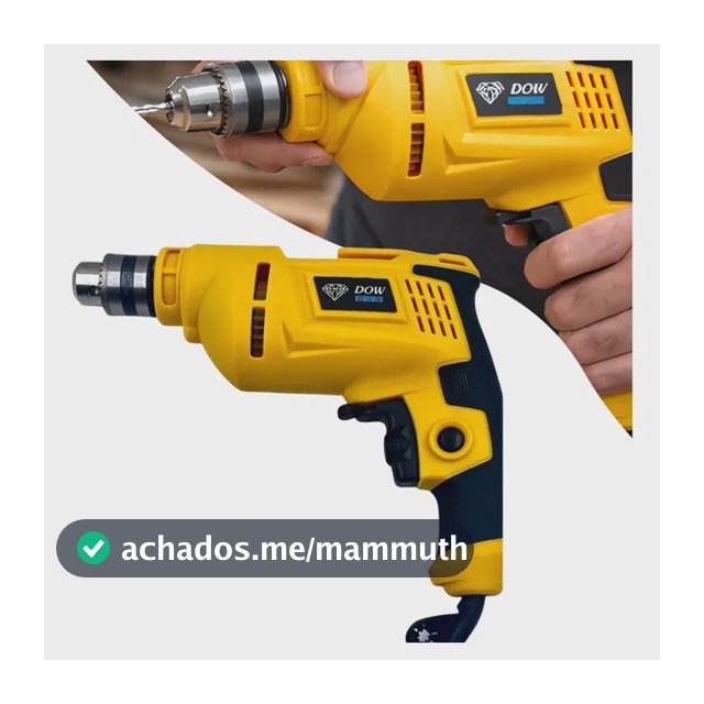 Furadeira Parafusadeira 850w Mandril Chave 10 Mm