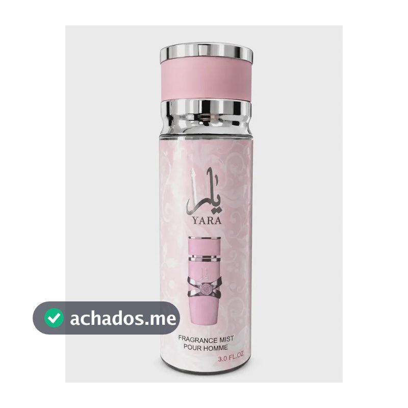 Body Splash Árabe Rose Perfume Corporal Alta Fixação Feminino Fragrância Floral Elegante Longa Duração Uso Diário