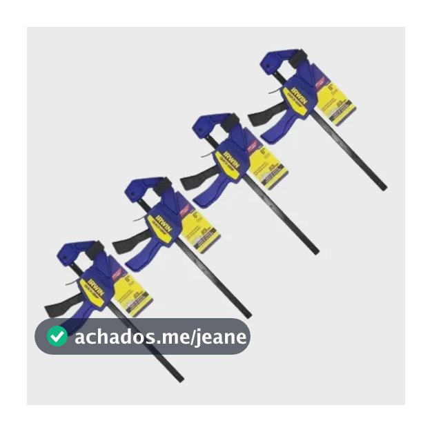 Kit 04 Grampo Rápido Marceneiro Quick-grip 6 Irwin 2006021