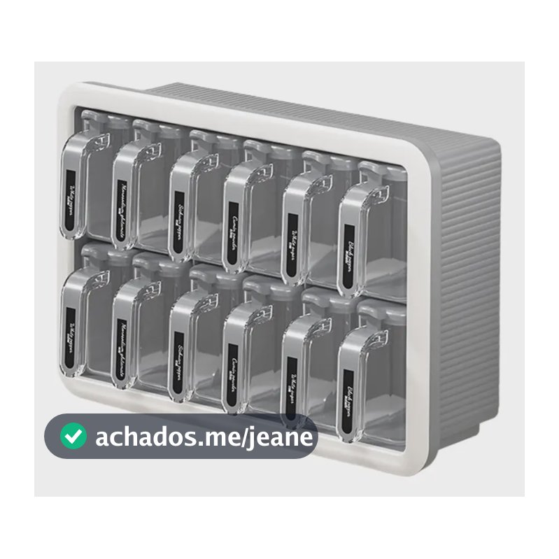 Suporte De Especiarias Doméstico Para Montagem Na Parede
