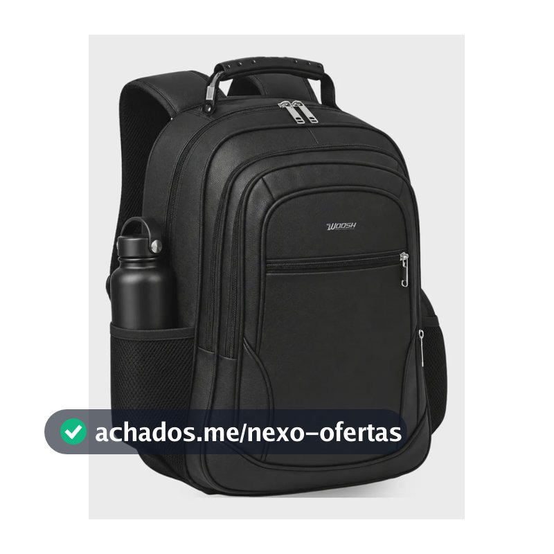 Mochila Masculina Grande Notebook Impermeável Reforçada Woosh