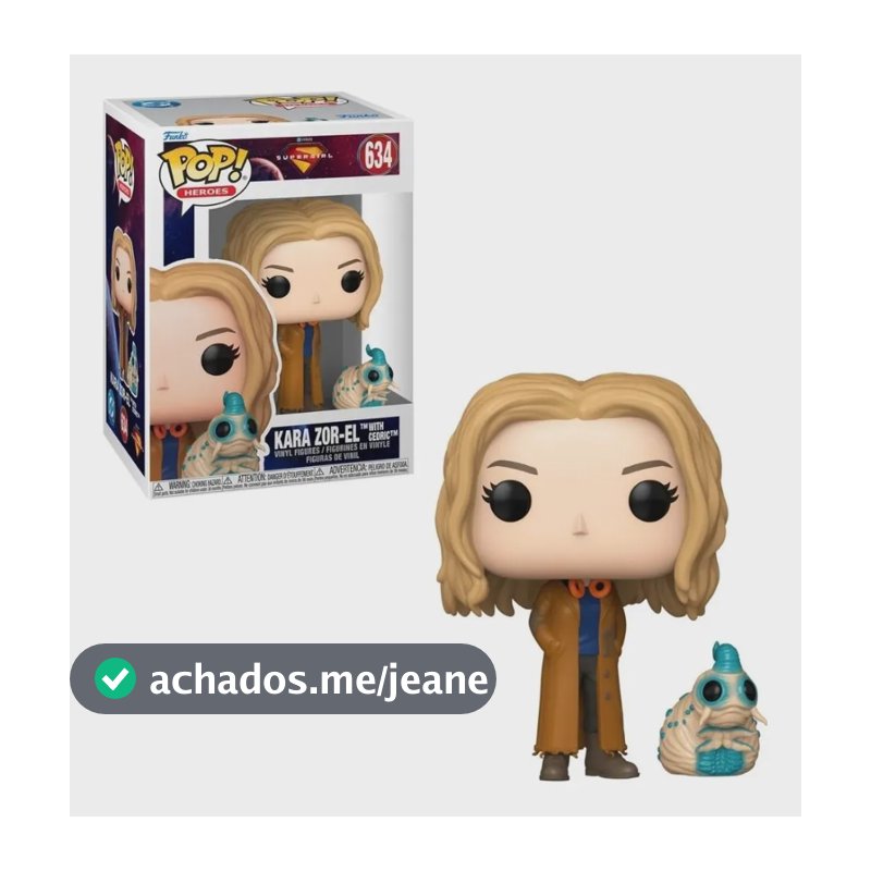 Boneco Funko Pop! Dc Comics Supergirl Supergirl E Cedric 634