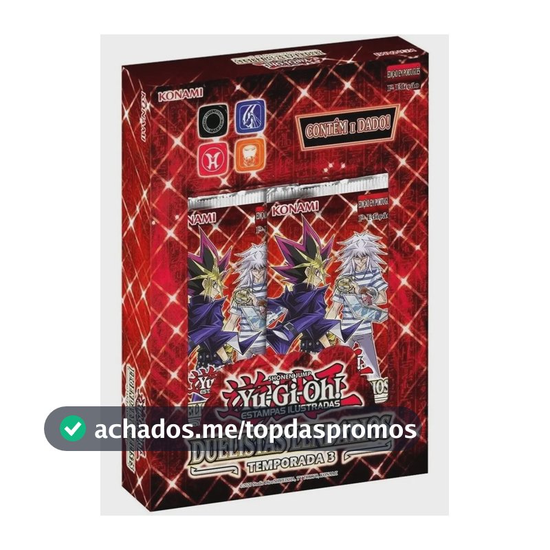 Jogo de cartas colecionáveis Box - Duelistas Lendários: Temporada 3 - Yugioh, Konami