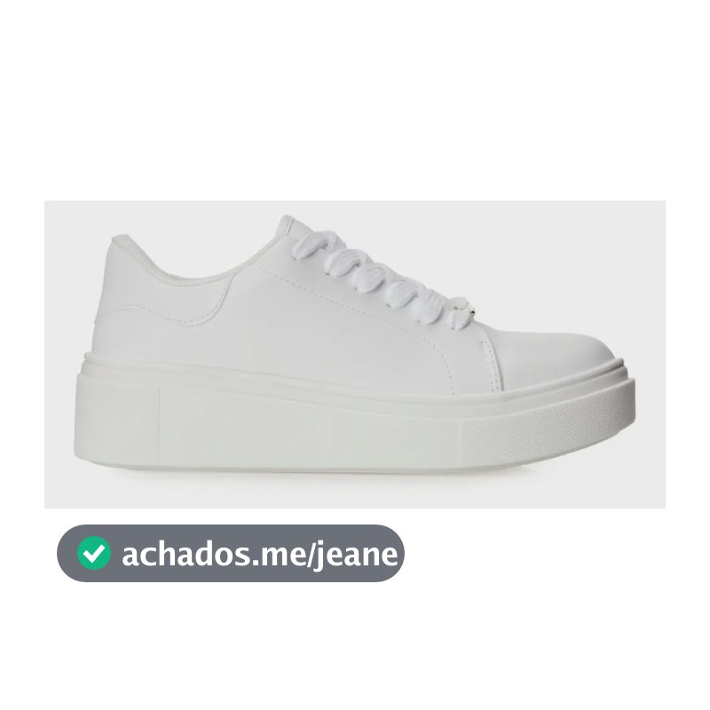 Tênis Feminino Casual Vizzano 16072 - Branco 99 Liso 36