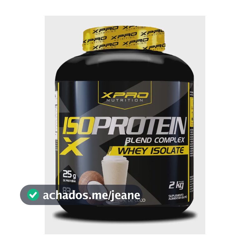 Whey protein XPro Nutrition Iso Blend Complex em pó sabor Frappé de coco x 2kg