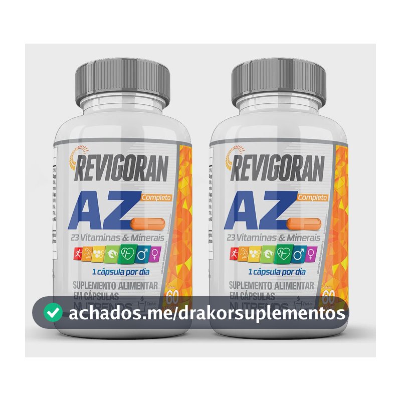 Multivitaminico Revigoran De A A Z - 60 Cáps 2x - Nutrends Sem Sabor