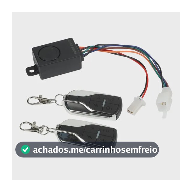 Alarme Antirroubo Para Bicicleta Elétrica Com Trava T.1