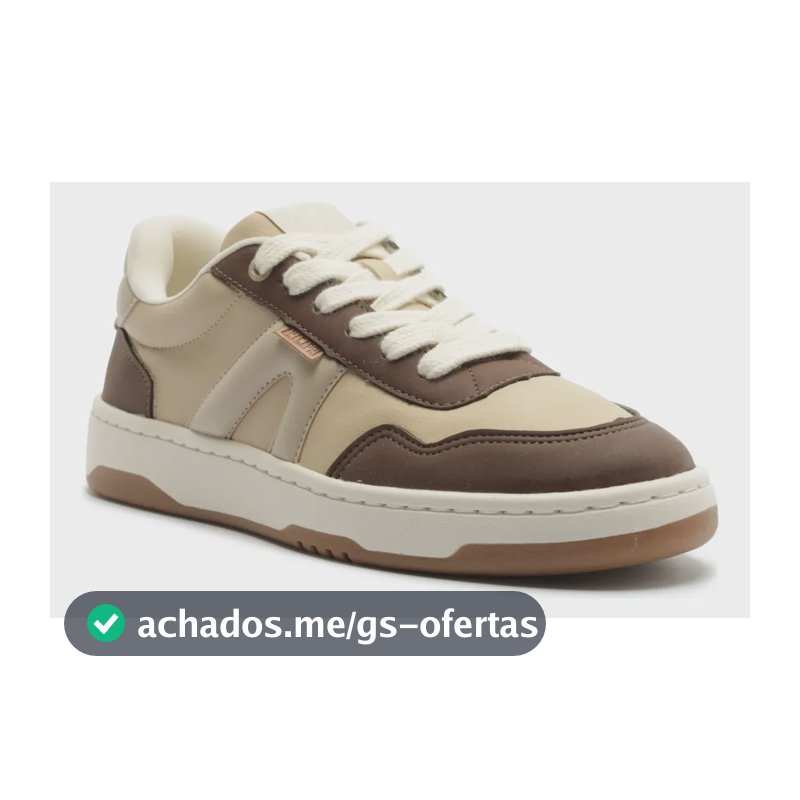 Tênis Feminino Confortável Casual Anacapri Multineutro Liso 37