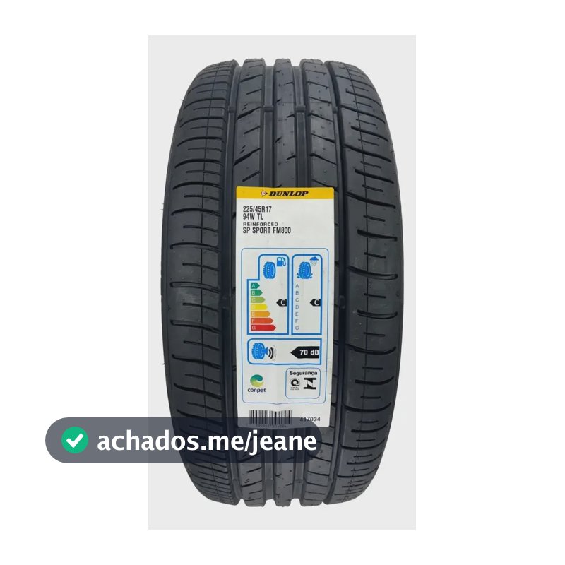 Kit 2 Pneus Dunlop Aro 17 225/45r17 94w Sp Sport Fm8000