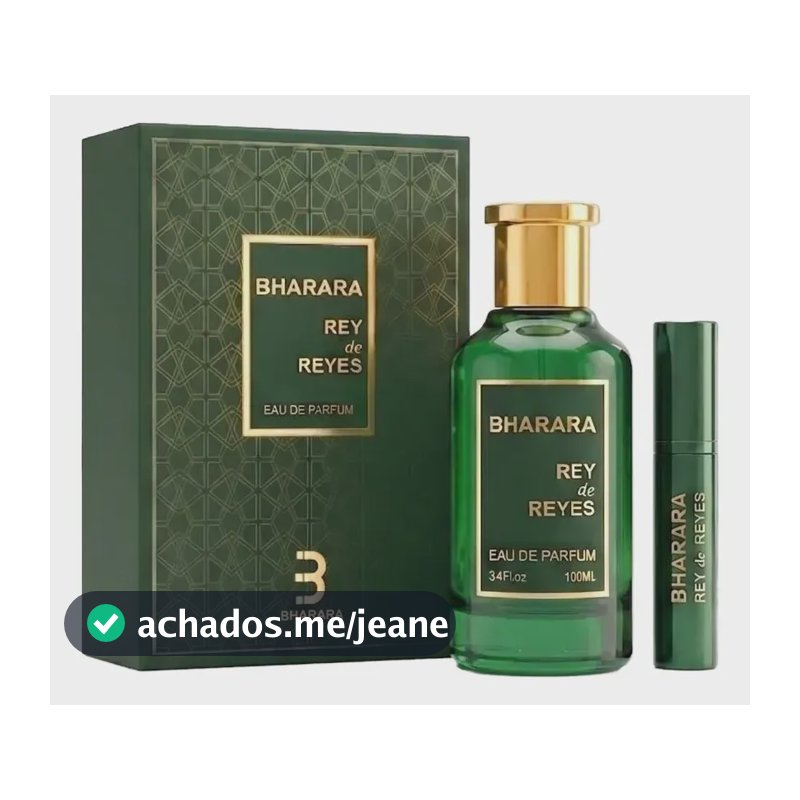 Perfume de água de perfume unissex Bharara King Of Kings de 100 ml