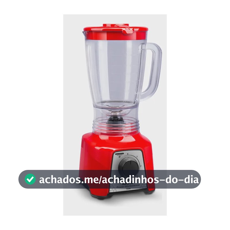Liquidificador Arno Power Mix Essential Vermelho Lq18 | Arno