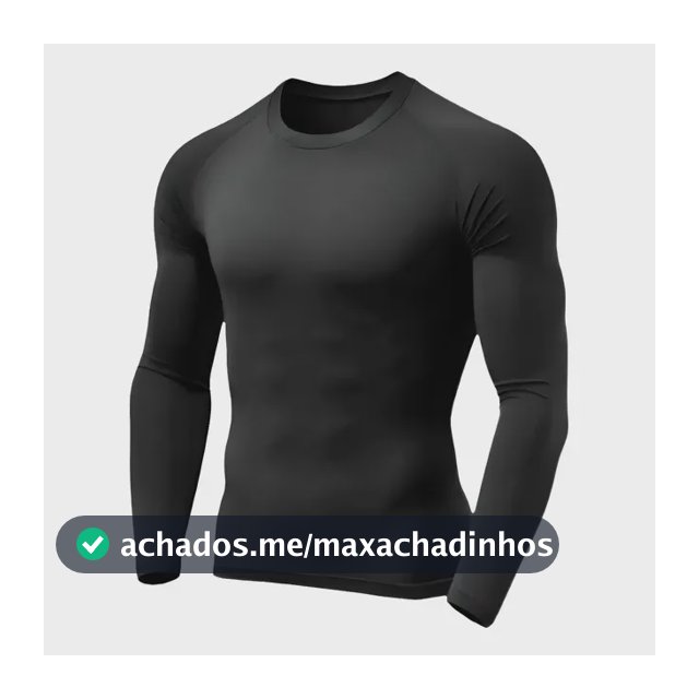 Camisa Térmica Masculina Segunda Pele Praia Surf Proteção Uv