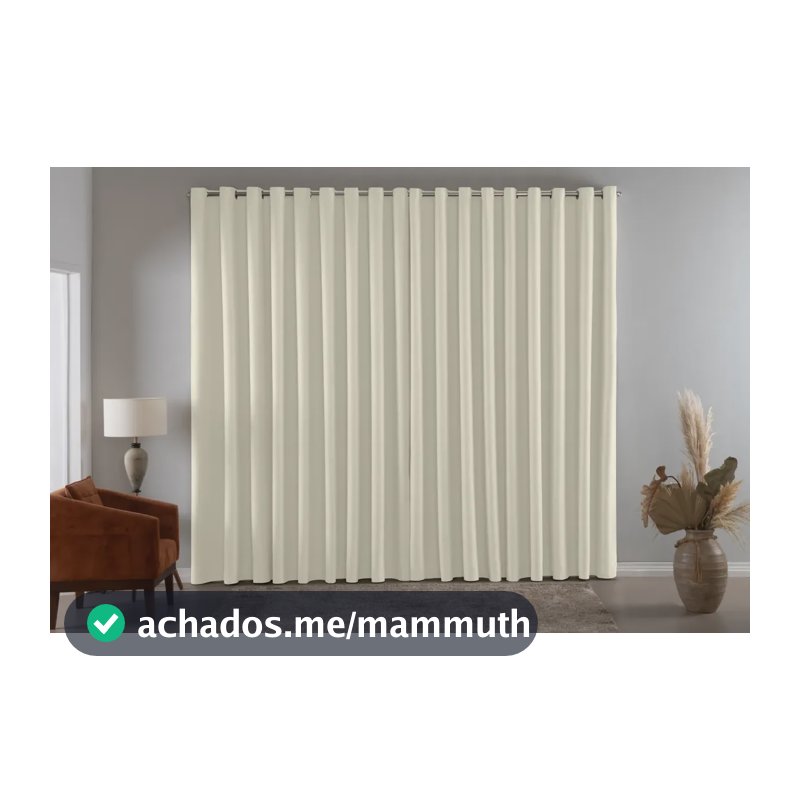 Cortina Blackout 3x2,5 Escurece Retém O Calor 100%