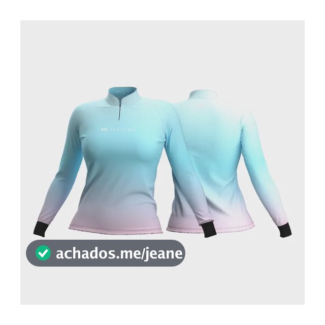 Camisa Camiseta Blusa Pesca Proteção Solar Uv 50 Feminina