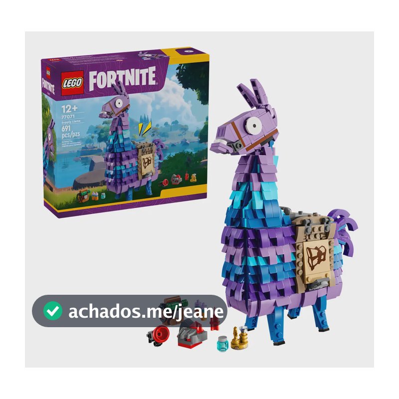 Brinquedo de Montar Fortnite 77071 Lhama 691 Peças Lego