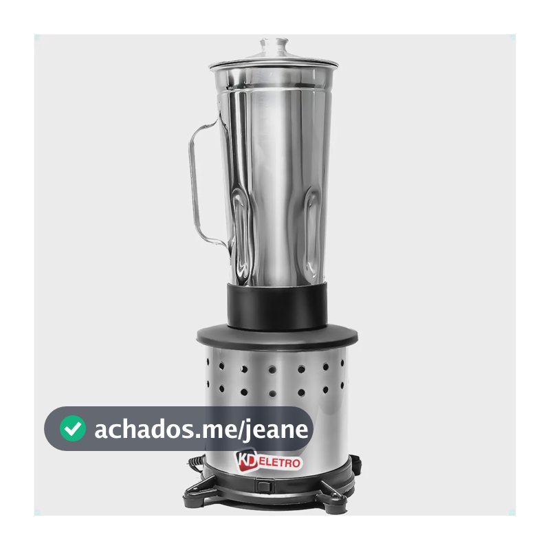 Liquidificador industrial KD Eletro Liquidificador Industrial LAR-2 2 L aço inoxidável