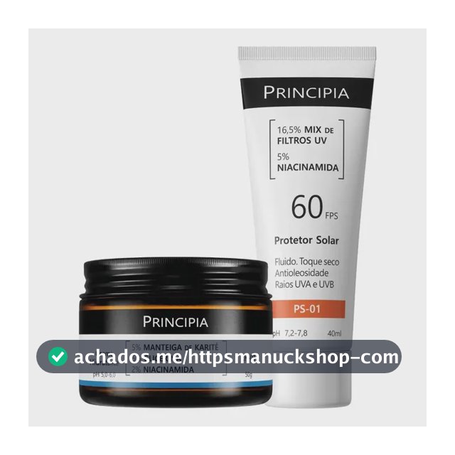 Principia Kit Hidratação E Proteção Facial Ch-o1 + Ps-01 Todo Tipo De Pele Dia/noite