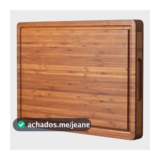 Lumai Tábua De Corte e Servir Churrasco e Cozinha Impermeabilizada Espessura 2,5cm Bambu Verticalizado - Duplo Polimento Sem Farpas