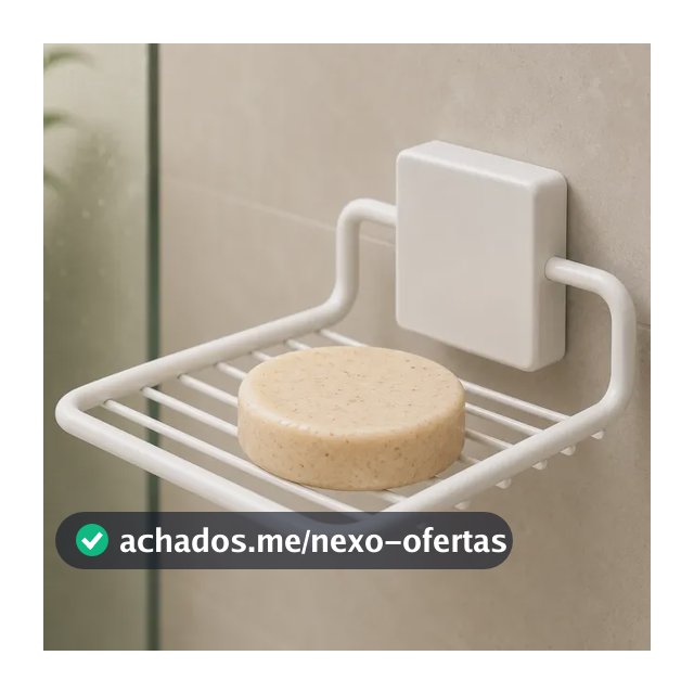 Saboneteira De Parede Para Banheiro Suporte Box Em Aço
