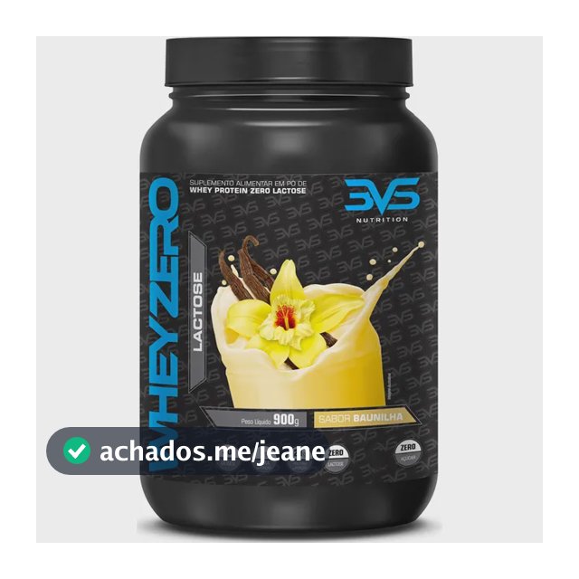 Whey Protein Zero Lactose Com 21g De Proteína Por Dose 900g