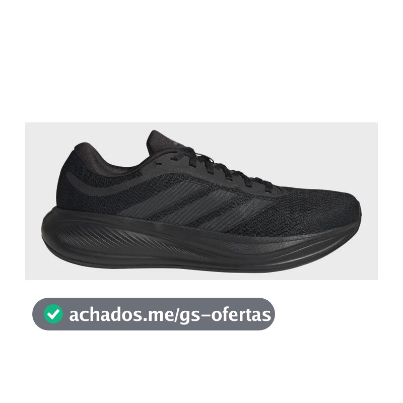Tênis Response Runner 2 adidas Preto / Core Black / Core Black / Grey Five 42 Br
