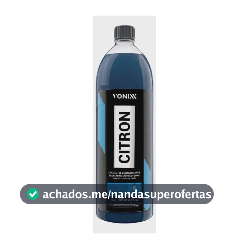 Shampoo Desengraxante Citron Vonixx Concentrado 1,5l