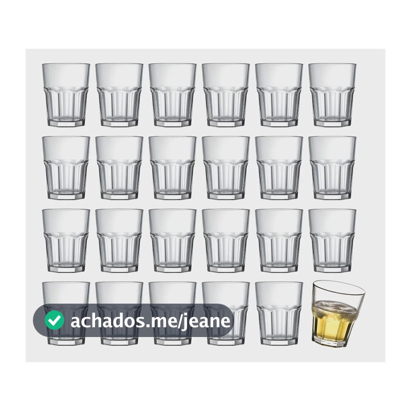 Copo Nadir Bristol Dose Shot Pinga Cachaça 60ml -24 Unidades