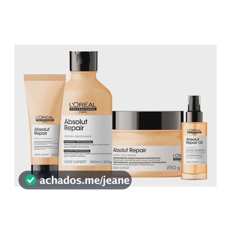 L'oréal Professionnel Absolut Repair Kit Shampoo + Condicion