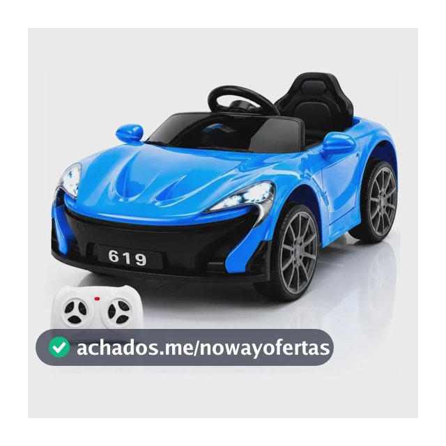 Mini Carro Elétrico Infantil Controle Led Som E Função Ninar
