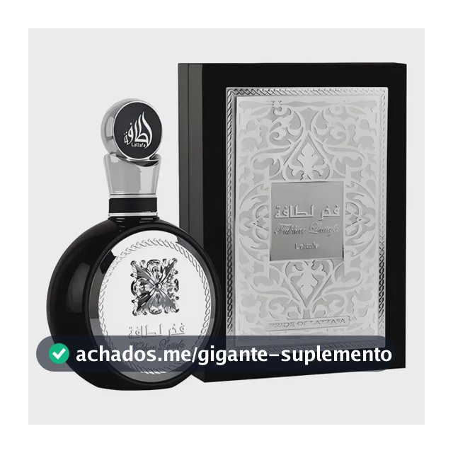 Perfume Lattafa Fakhar Black Masculino Eau de Parfum de 100ml