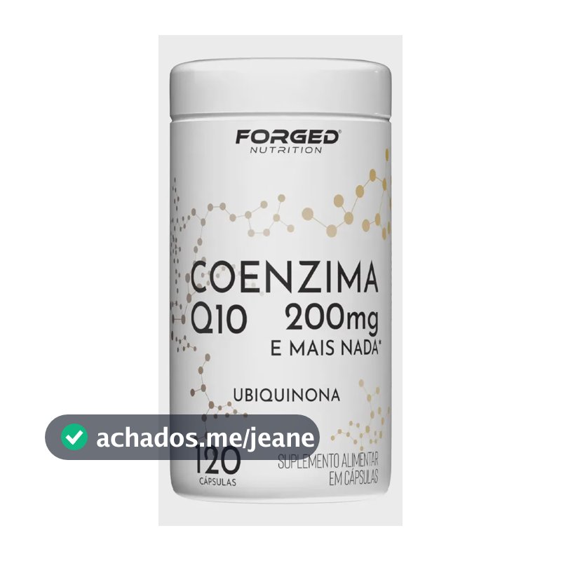 Coenzima Q10 Forged Nutrition em cápsula Sem sabor de 120 un