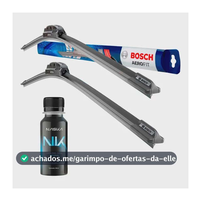 Limpador Para-brisa Paleta Original Bosch Aerofit Preto Captiva 2008 A 2017