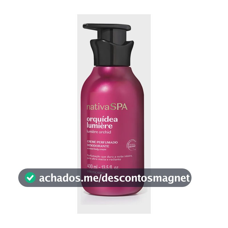 O Boticário Creme Perfumado Desodorante Nativa Spa Orquídea