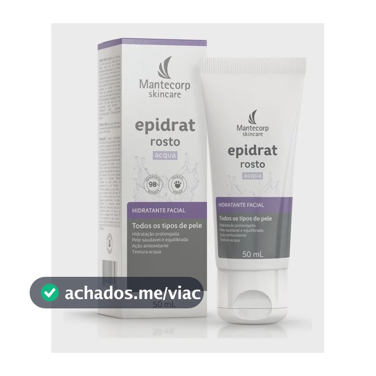 Hidratante Facial Epidrat Acqua 50ml Mantecorp Skincare Todo Tipo De Pele Dia/noite