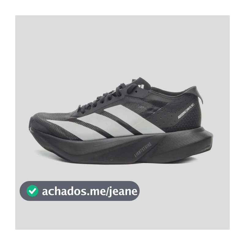 Tênis Masculino Adizero Drive Rc adidas Preto Liso 41 Br