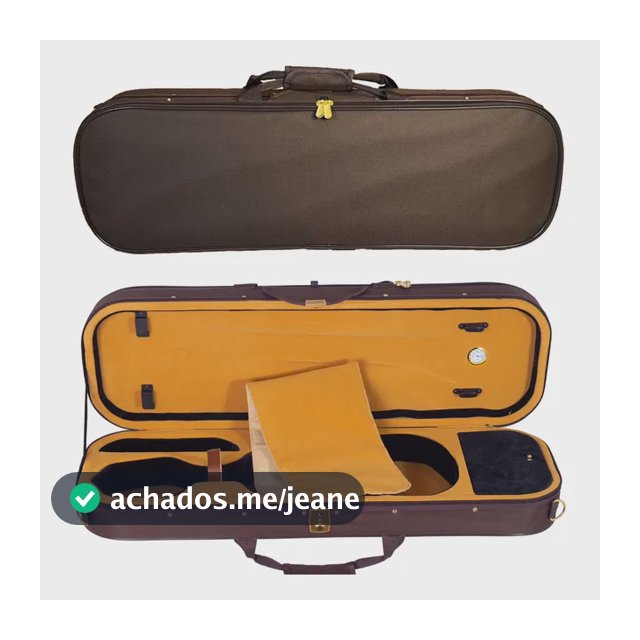 Estojo Case Violino Retangular Di Pietro All Brown Luxe 4/4