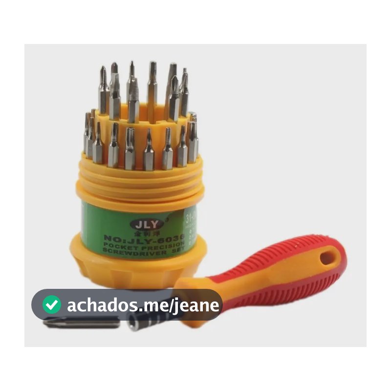Jogo Chaves Precisão 31x1 Reparo Celular Óculos Relógio