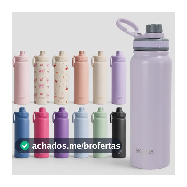 Garrafa Térmica 800ml Inox Fitness Academia Haddra