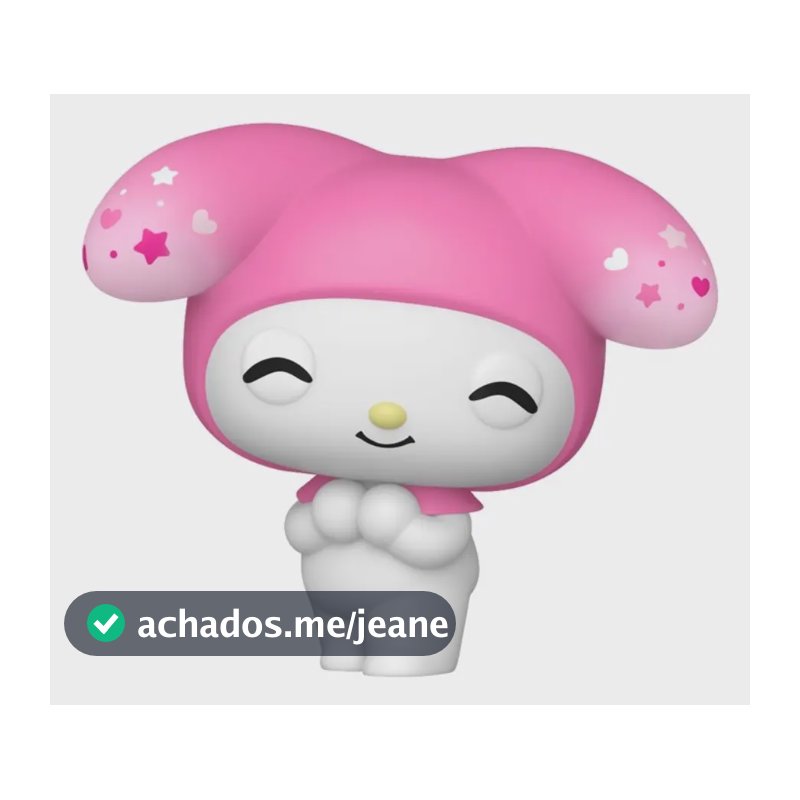 Boneco Funko Pop! Sanrio My Melody 50 Anos - My Melody