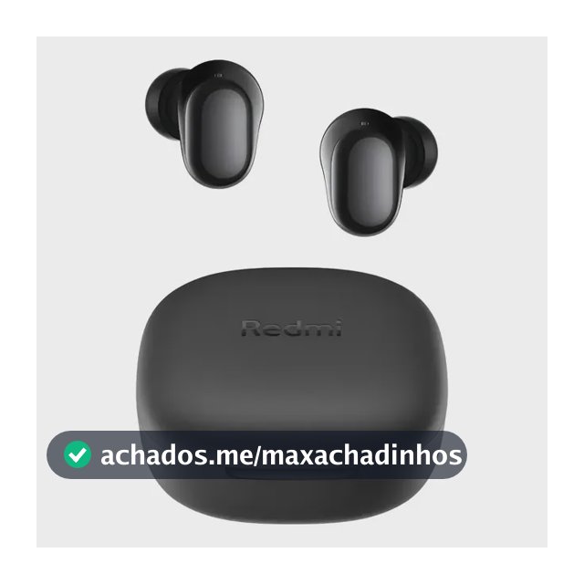 Fone de Ouvido Bluetooth Xiaomi Redmi Buds 6 Play M2420E1 Preto