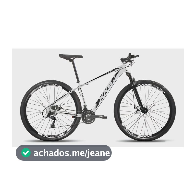 Bicicleta Mountain Bike XKS Kaios Aro 29 com Freio a Disco e 24 Velocidades, Quadro de Alumínio Tamanho 21