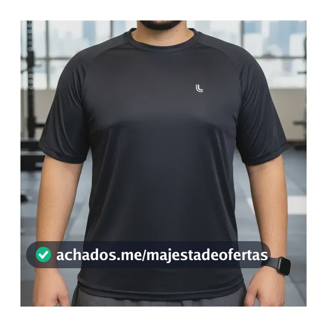 Camiseta Masculina Fitness Lupo Sport Anti Odor Academia Fit