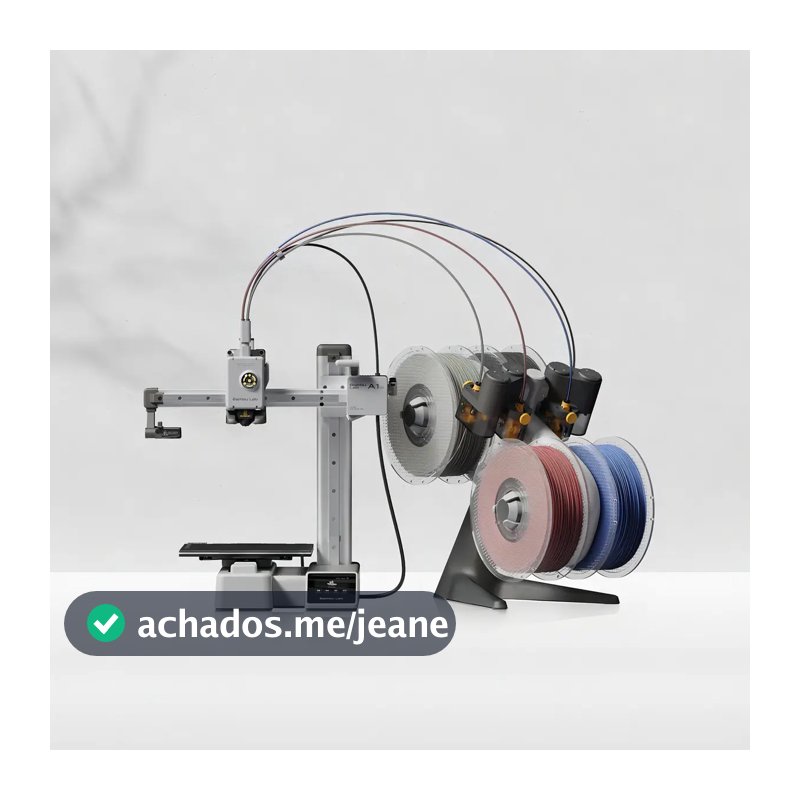 Impressora 3d Bambu Lab A1 Mini Combo Ams Lite Fdm Bivolt Prateado