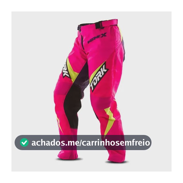 Calça Insane X Motocross Trilha De Moto Pro Tork Ajustável