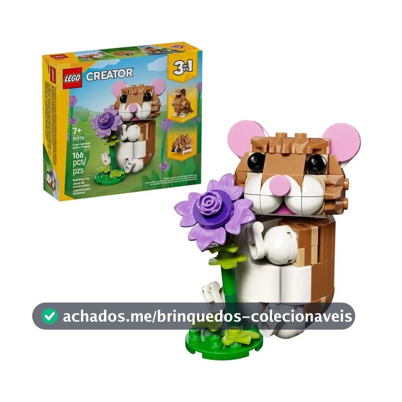 Lego Creator 31376 Hamster Adorável Com Uma Flor 166 Creator 166 Creator
