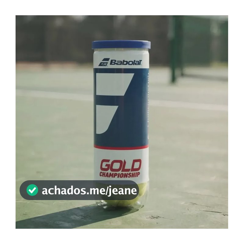 Bola de tênis treinamento Babolat Gold Championship cor amarelo por kit de 3 unidades