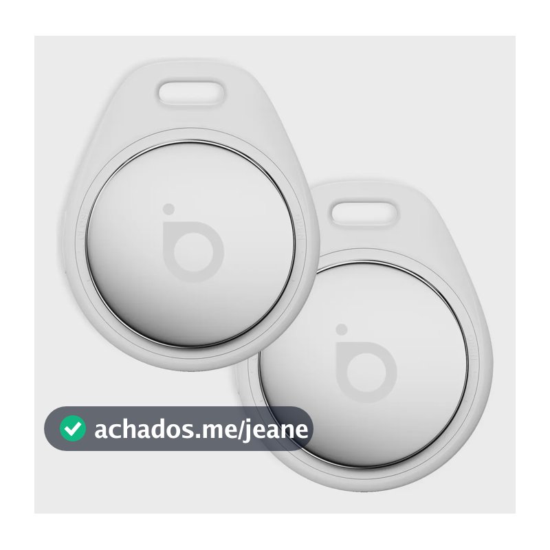 Rastreador Smart Tag para iPhone com Bluetooth e Rede Find My (Buscar)